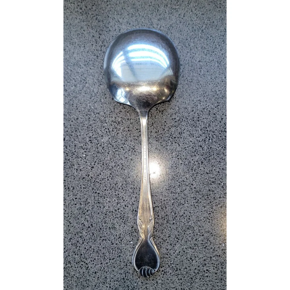 Vintage Norma N.S. Co Stainless Steel Serving Spoon Made in Korea